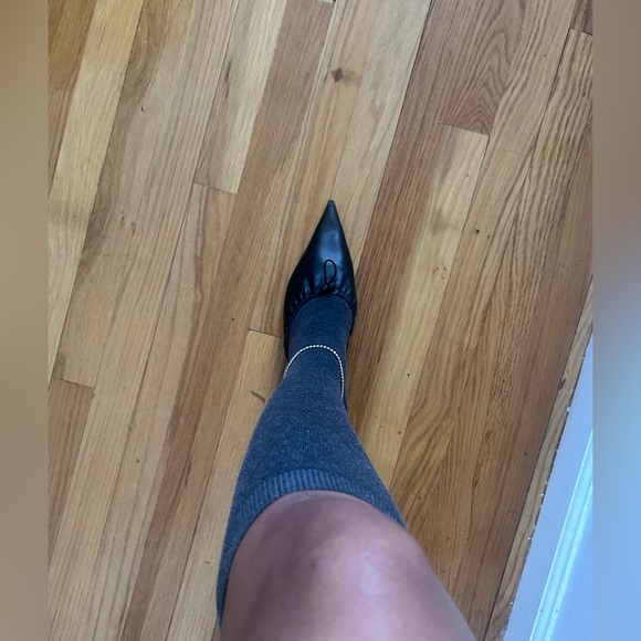 Balenciaga scrunch knife leather mules size IT 39 - Picture 2 of 6